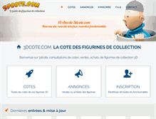 Tablet Screenshot of 3dcote.com